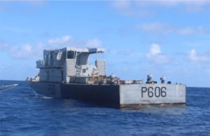 Retired vessel becomes part of the ocean