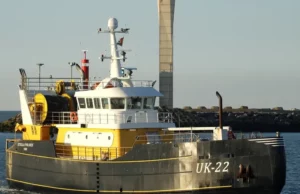 Container Ship Collides with Fishing Vessel in the North Sea