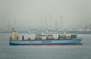 Maersk vessel involved in collision accident