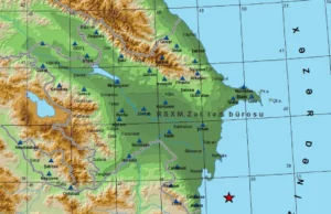 Earthquake recorded in the Caspian Sea