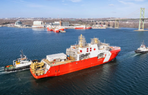 Canada launches new Arctic move: patrol vessel enters water