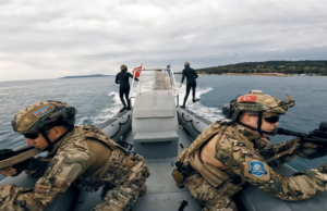 Military show of force