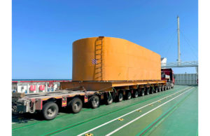 Trans-Caspian Projects Subsea Cable Unloaded at the Baku Port – PHOTO