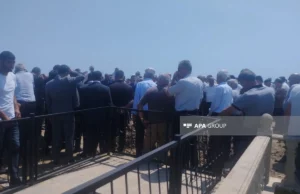 Farewell in Neftchala: Captain Killed in Drone Attack Laid to Rest
