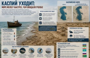 Caspian Sea Shrinking Rapidly: Scientists Raise Alarm