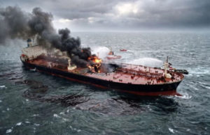 Tanker struck by unknown projectile off Yanbu