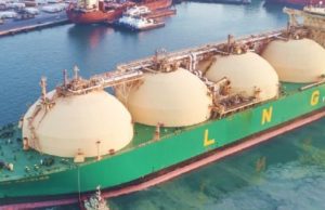 LNG transport drops by 92 percent