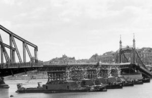 Ancient bridge reappears in the dried-up part of the river