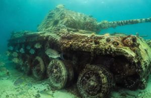 From military equipment to an artificial reef