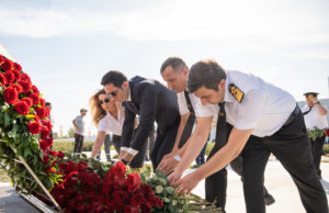 Staff of the State Maritime and Port Agency Visited Victory Park on the Occasion of September 27 – Remembrance Day