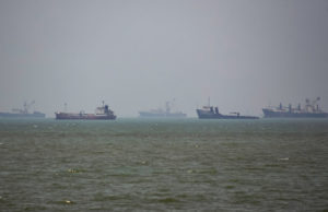 Maritime traffic in the Strait of Hormuz