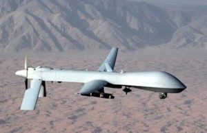 A drone has been shot down in the Strait of Hormuz