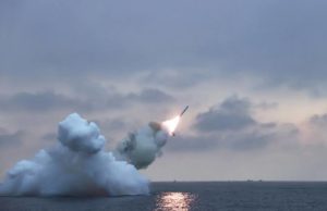 Another projectile fired toward the Sea of Japan