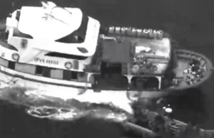 Vessel destroyed by precision strike – VIDEO