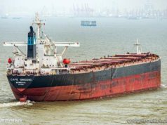 Bulk Carrier “Cape Dao” Sinks Near the Strait of Hormuz Following Missile Strike