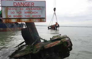 Wreckage of the historical ship – PHOTO