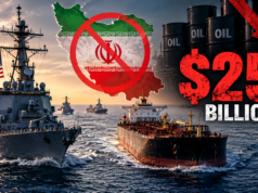 Maritime Blockade of Iran Blocked $25 Billion Worth of Oil Exports