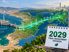 Final Investment Decision on the Green Energy Corridor Connecting the Caspian Sea to Europe Targeted for 2029