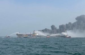 Two cargo ships and an oil tanker collided off the coast of Norway